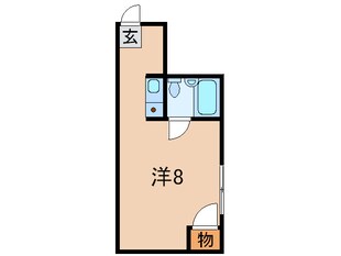 ユニオンハイツ鹿島田Ｂ棟の物件間取画像